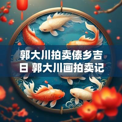 郭大川拍卖傣乡吉日 郭大川画拍卖记录