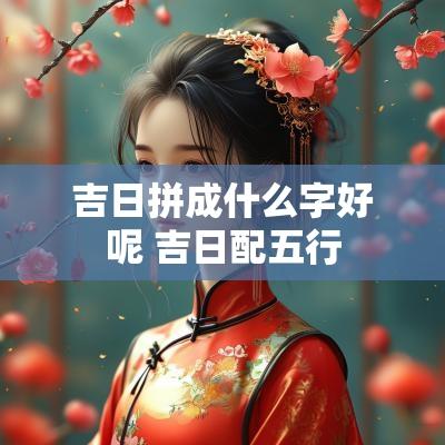 吉日拼成什么字好呢 吉日配五行