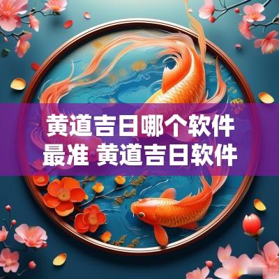 黄道吉日哪个软件最准 黄道吉日软件谁靠谱