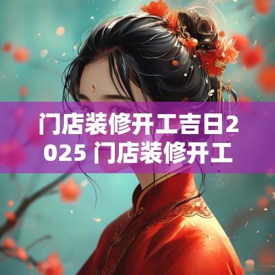 门店装修开工吉日2025 门店装修开工吉日2025年