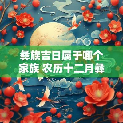 彝族吉日属于哪个家族 农历十二月彝族吉日