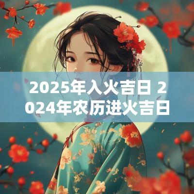 2025年入火吉日 2025年农历进火吉日