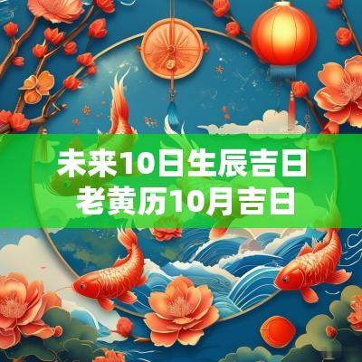 未来10日生辰吉日 老黄历10月吉日