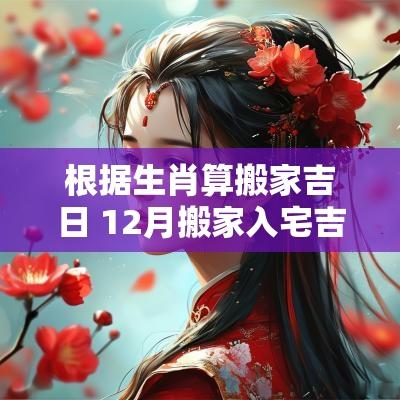 根据生肖算搬家吉日 12月搬家入宅吉日