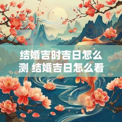 结婚吉时吉日怎么测 结婚吉日怎么看生辰八字
