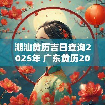 潮汕黄历吉日查询2025年 广东黄历2025吉日查询表