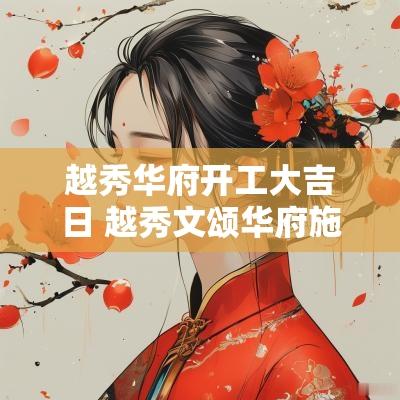 越秀华府开工大吉日 越秀文颂华府施工进度