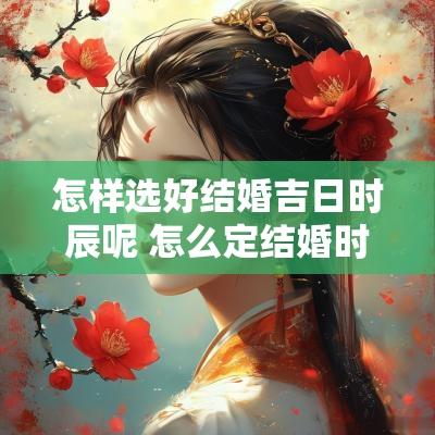 怎样选好结婚吉日时辰呢 怎么定结婚时辰吉日