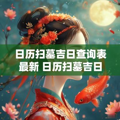 日历扫墓吉日查询表最新 日历扫墓吉日查询表