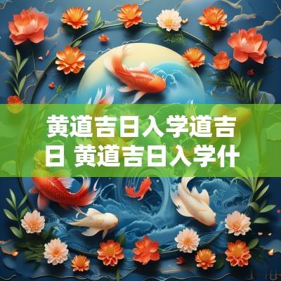 黄道吉日入学道吉日 黄道吉日入学什么意思