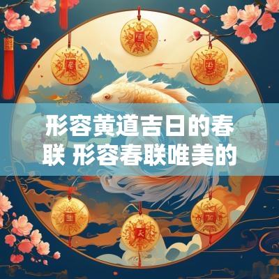 形容黄道吉日的春联 形容春联唯美的句子