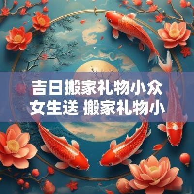 吉日搬家礼物小众女生送 搬家礼物小众女生