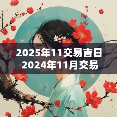 2025年11交易吉日 2025年11月交易黄道吉日