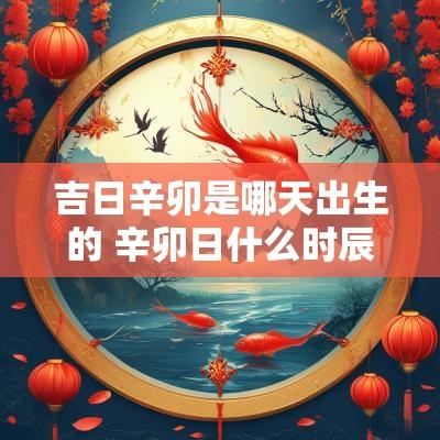 吉日辛卯是哪天出生的 辛卯日什么时辰出生好