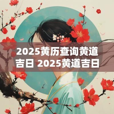 2025黄历查询黄道吉日 2025黄道吉日查询生肖
