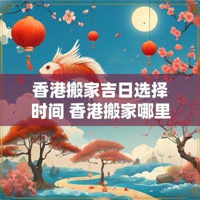 香港搬家吉日选择时间 香港搬家哪里最便宜