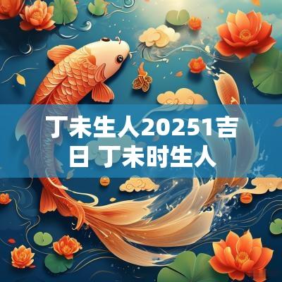 丁未生人20251吉日 丁未时生人