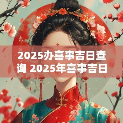 2025办喜事吉日查询 2025年喜事吉日查询