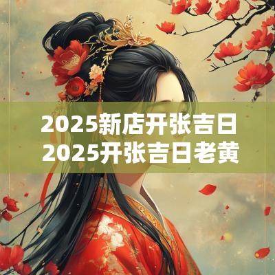 2025新店开张吉日 2025开张吉日老黄历