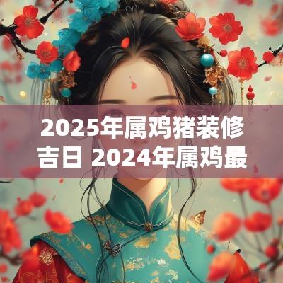 2025年属鸡猪装修吉日 2025年属鸡最佳装修吉日一览表