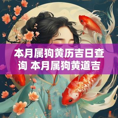 本月属狗黄历吉日查询 本月属狗黄道吉日查询