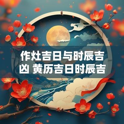 作灶吉日与时辰吉凶 黄历吉日时辰吉凶大全