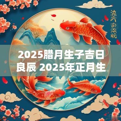 2025腊月生子吉日良辰 2025年正月生娃吉日