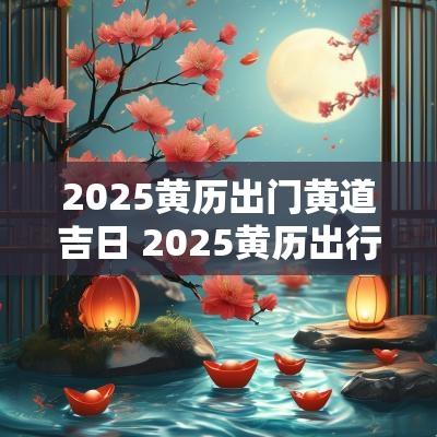 2025黄历出门黄道吉日 2025黄历出行吉日查询