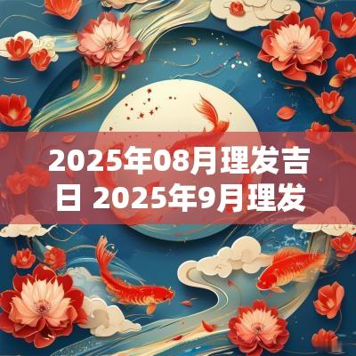 2025年08月理发吉日 2025年9月理发的吉日