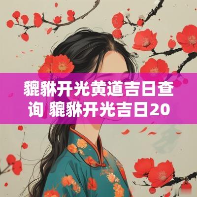 貔貅开光黄道吉日查询 貔貅开光吉日2025年