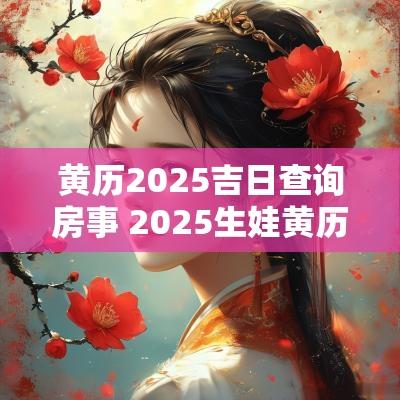 黄历2025吉日查询房事 2025生娃黄历吉日查询