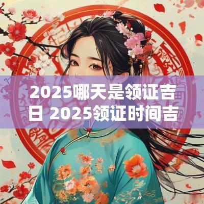 2025哪天是领证吉日 2025领证时间吉日对照表