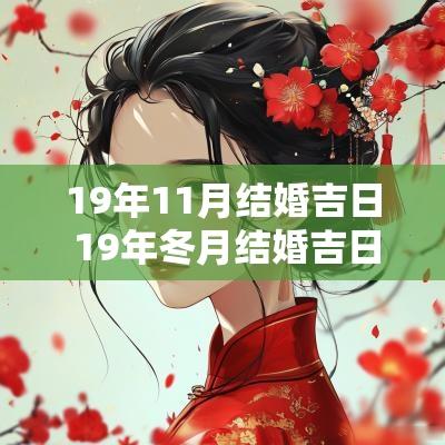 19年11月结婚吉日 19年冬月结婚吉日