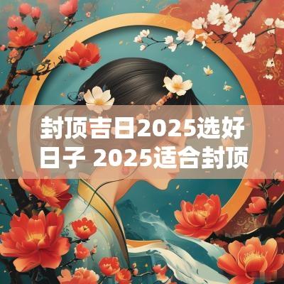 封顶吉日2025选好日子 2025适合封顶吉日