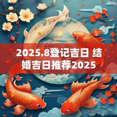 2025.8登记吉日 结婚吉日推荐2025