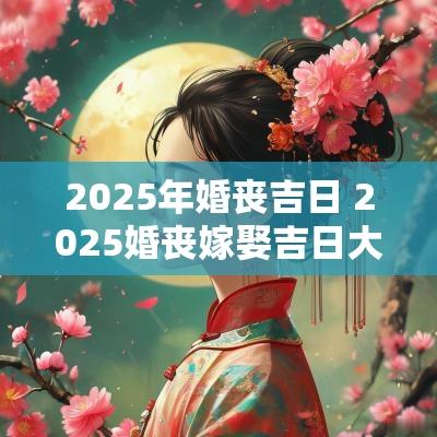 2025年婚丧吉日 2025婚丧嫁娶吉日大全