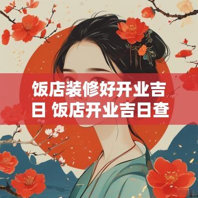 饭店装修好开业吉日 饭店开业吉日查询表