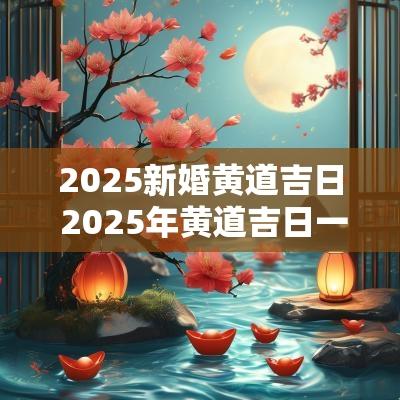 2025新婚黄道吉日 2025年黄道吉日一览表结婚