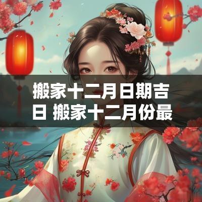搬家十二月日期吉日 搬家十二月份最佳几号