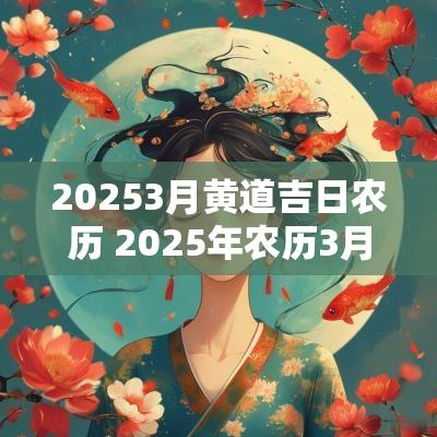 20253月黄道吉日农历 2025年农历3月8日黄道吉日