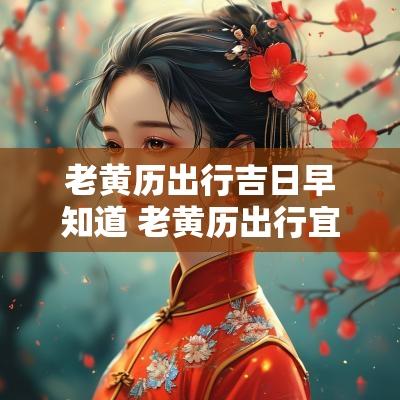 老黄历出行吉日早知道 老黄历出行宜忌