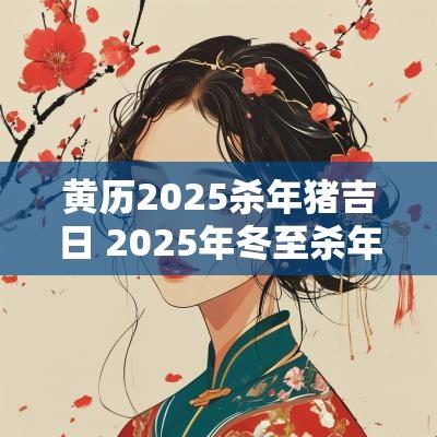 黄历2025杀年猪吉日 2025年冬至杀年猪吉日