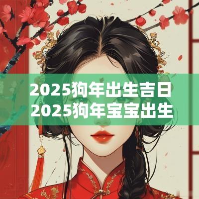 2025狗年出生吉日 2025狗年宝宝出生吉日