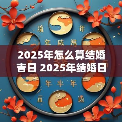 2025年怎么算结婚吉日 2025年结婚日期怎么算