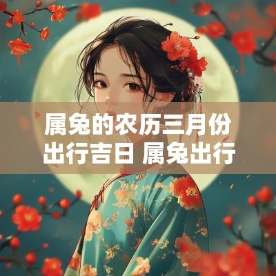 属兔的农历三月份出行吉日 属兔出行吉日查询