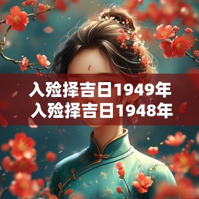 入殓择吉日1949年 入殓择吉日1948年