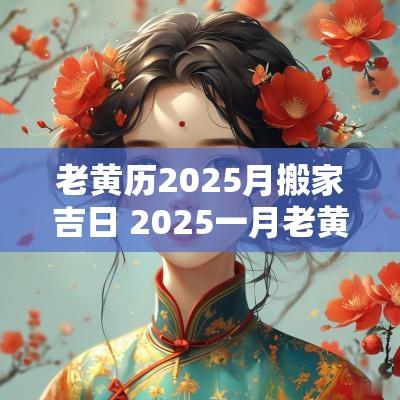 老黄历2025月搬家吉日 2025一月老黄历吉日查询