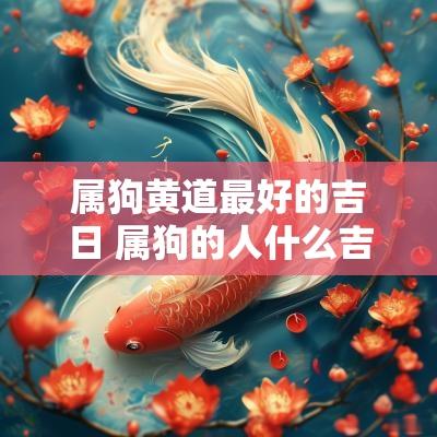属狗黄道最好的吉日 属狗的人什么吉日安床最好