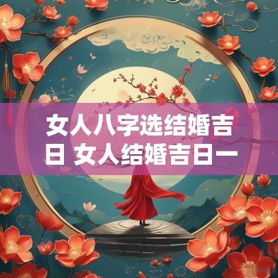 女人八字选结婚吉日 女人结婚吉日一览表