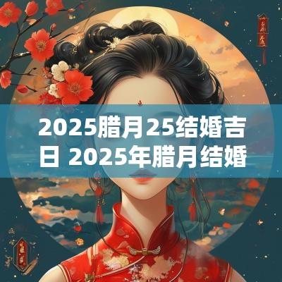 2025腊月25结婚吉日 2025年腊月结婚吉日查询